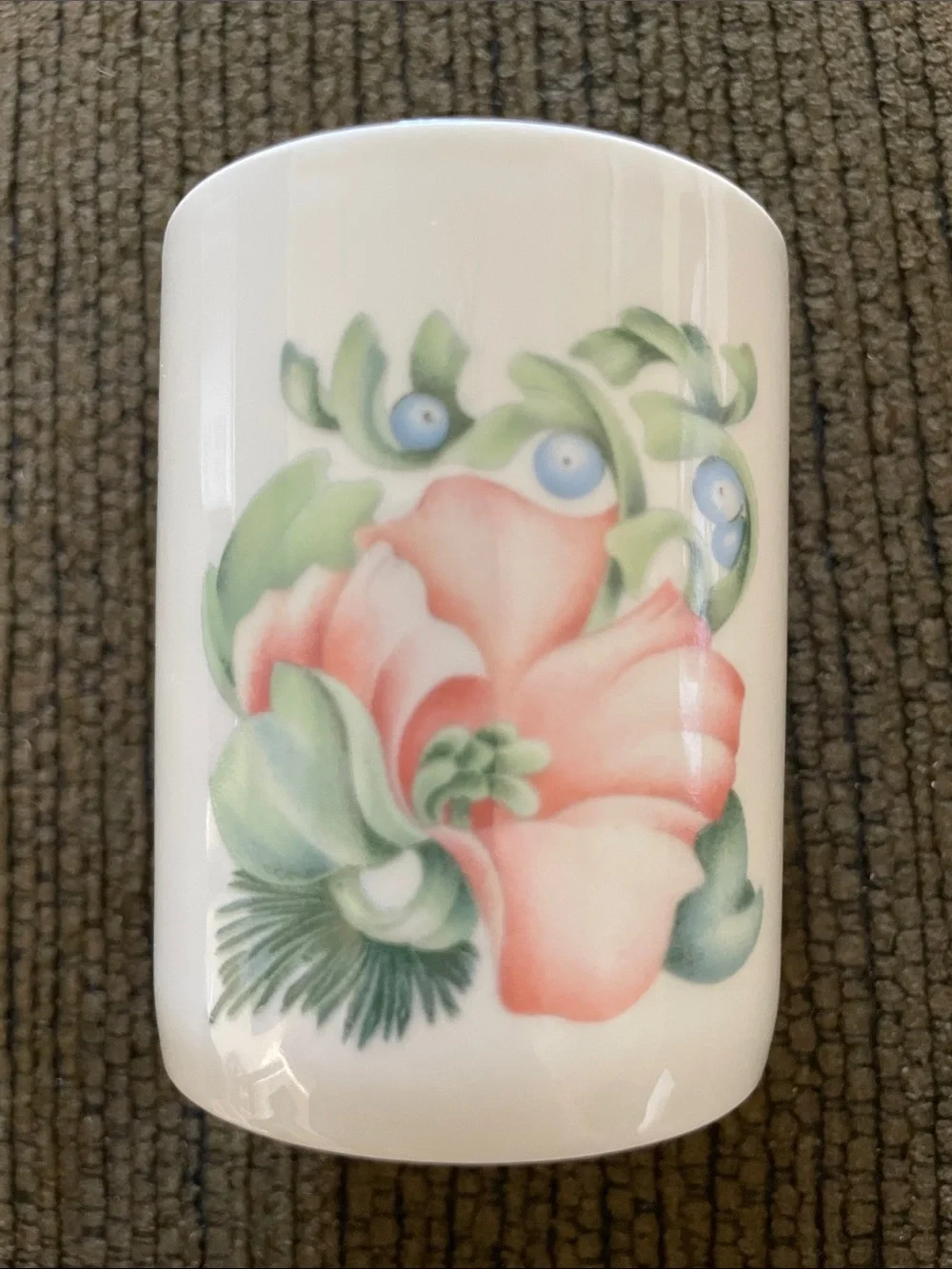 Vintage cacharel Porcelain Set made for ANISE ANISE. Pink floral design.